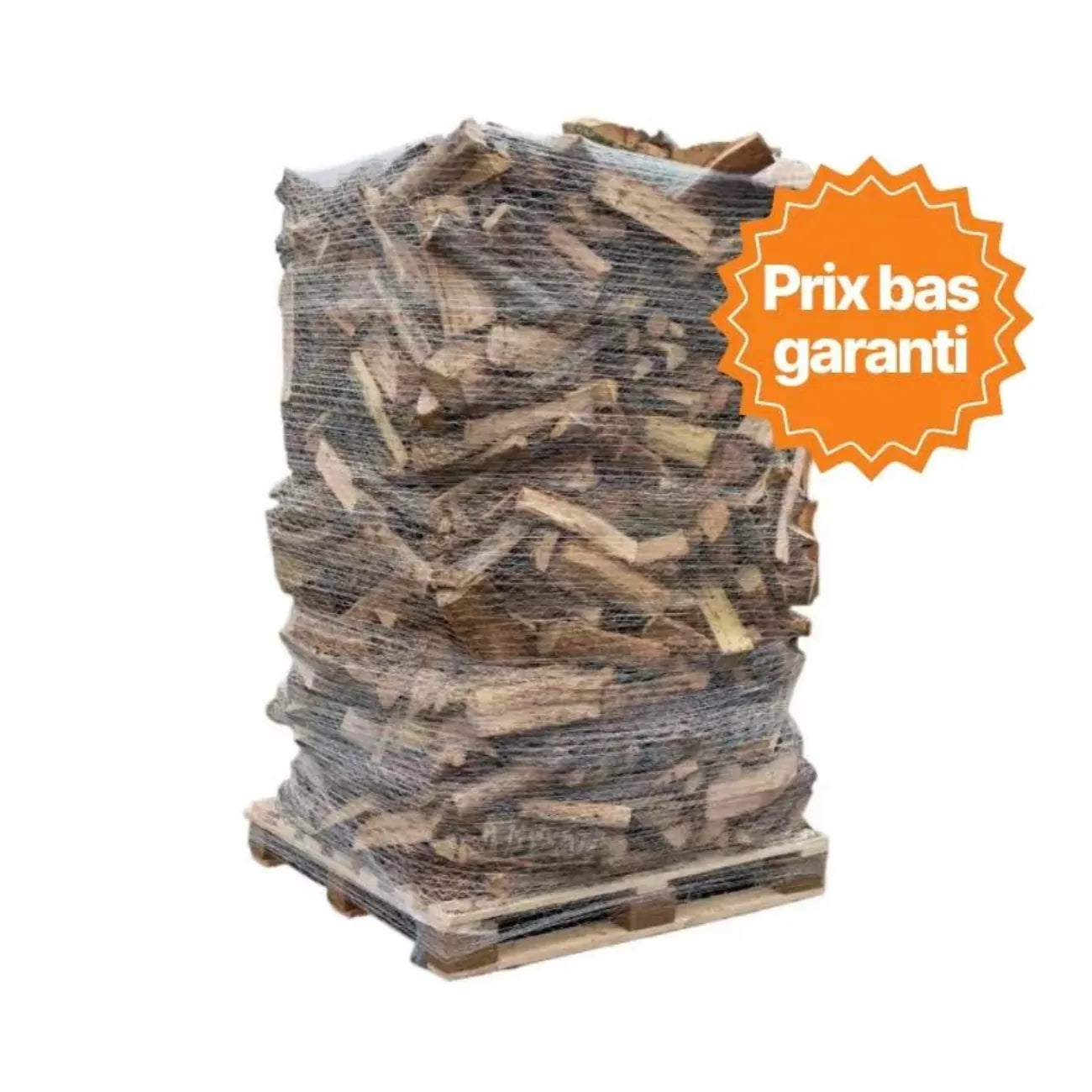 Legna da ardere – 25 cm – balla su pallet da 2 m³. Essiccazione 100% naturale.