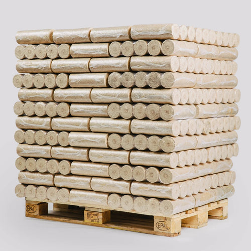 Bricchetti di legno (Pellini) senza fori – pallet da 960 kg